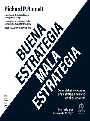 cover image of Buena estrategia / Mala estrategia